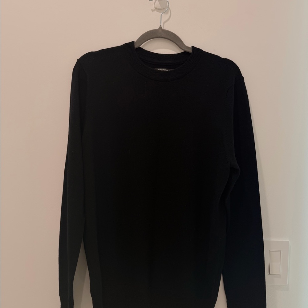 Nordstrom Men's Black Merino Sweater